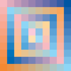 Pixel background, color squares, abstract vector geometry wallpaper 