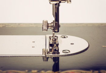 Needle from vintage sewing machine