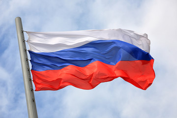 Naklejka na ściany i meble Flag of Russia