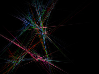 Fototapeta premium colorful fractal lines