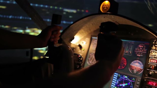 Pilot trying to prevent accident, plane losing altitude, technical problem