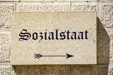 Schild 87b - Sozialstaat