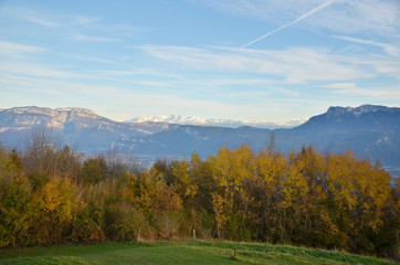 Les Alpes en fin d'automne