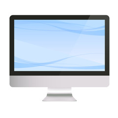 vector isolated monitor