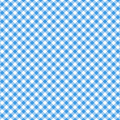 blau weiß Karo Tischdecke Muster kariert 