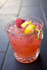 Raspberry Collins Cocktail