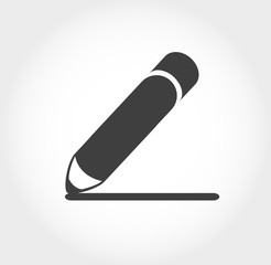 pencil icon minimal symbol