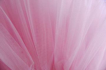 Beautiful layers of delicate pink fabric background.