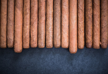 luxury cigars border background