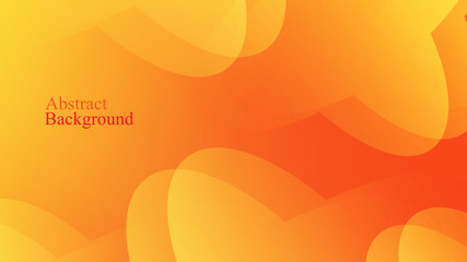 warm and orange color background abstract art vector