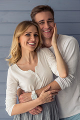 Fototapeta premium Beautiful young couple