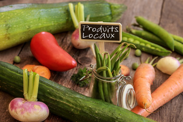 légumes produits locaux