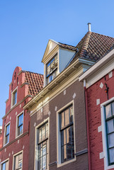 Detail of historical houses in Leeuwarden