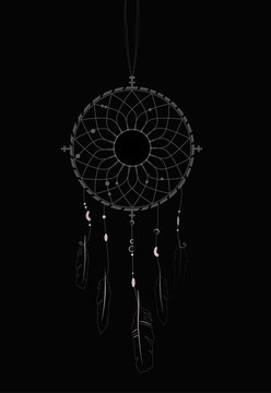 Dream Catcher with indigenous pattern
