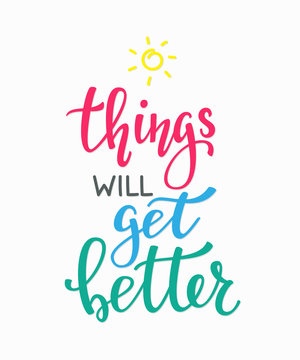 Things will get better typography