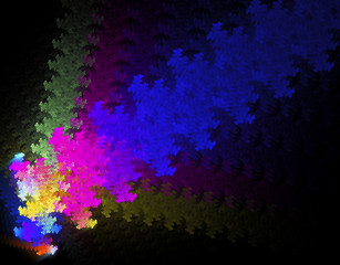 Fototapeta na wymiar Abstract fractal image