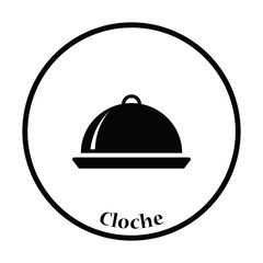 Restaurant  cloche icon
