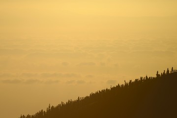 Obraz premium clouds and mountains