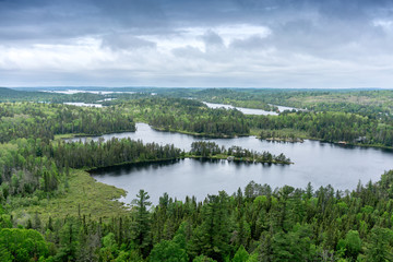 Obraz premium contryside ontario canada nature aerial