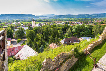 Fototapeta na wymiar The village Beckov, Slovakia