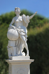 Urania,, Muse in the gardens of Palace Belvedere