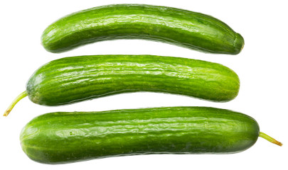 Three cucumbers