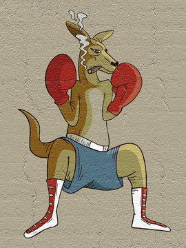 Boxing Kangaroo