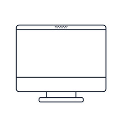 computer desktop isolated icon design, vector illustration  graphic 