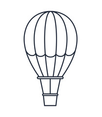balloon air hot isolated icon design, vector illustration  graphic 