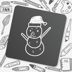 snowman doodle