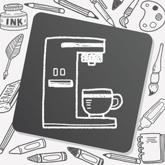 coffee maker doodle