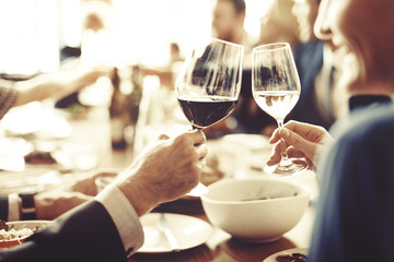 People Cheers Celebration Toast Happiness Togetherness Concept