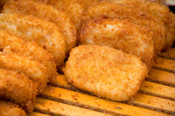 golden crispy chicken stick is a good appetizer