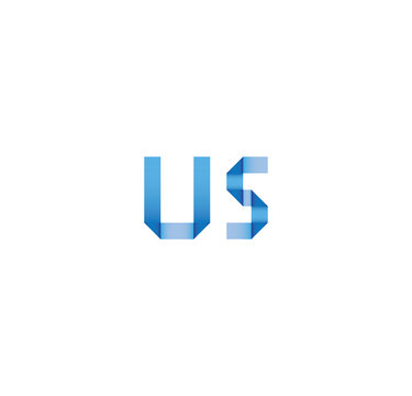 u5 initial simple modern blue 