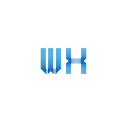 wx initial simple modern blue 