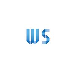 w5 initial simple modern blue 