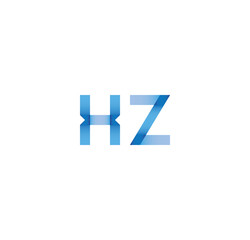 Obraz premium xz initial simple modern blue 