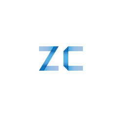 zc initial simple modern blue 
