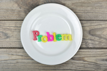 Problem on plate