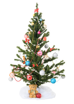 Decorated  christmas tree