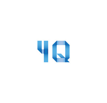 4q initial simple modern blue 