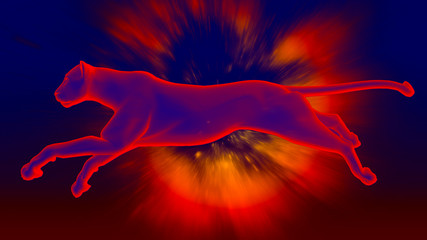 The image of a gepard © Sergey Drozdov