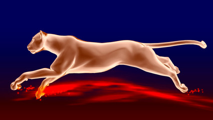 The image of a gepard © Sergey Drozdov