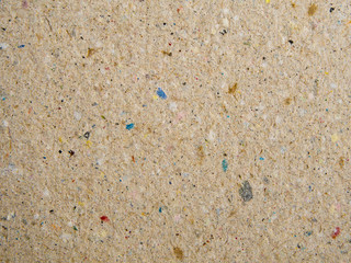 Recycle cardboard paper / brown colored background