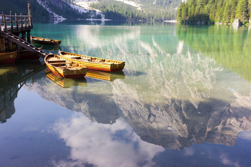 Braies lake