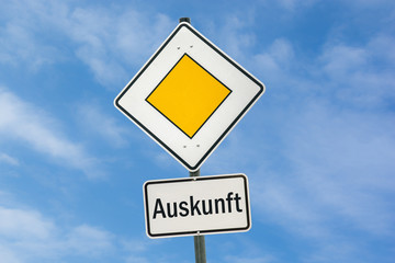 Schild 78 - Auskunft