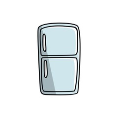 Refrigerator clip art vector