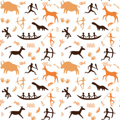 Cave drawings theme