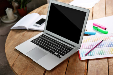 Creative designer workplace