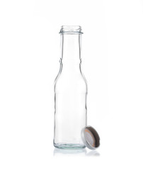 Glass bottle isolated on white